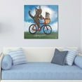 thumbnail image 6 of Marmont Hill Bike Riding Cat by Andrea Doss Canvas Wall Art, 6 of 7