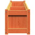 thumbnail image 5 of vidaXL Garden Planters 2 pcs Wax Brown Solid Wood Pine, 5 of 5