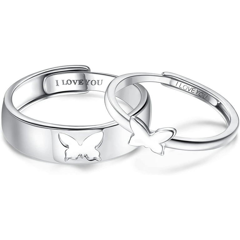Pair rings for couples in silver new arrivals