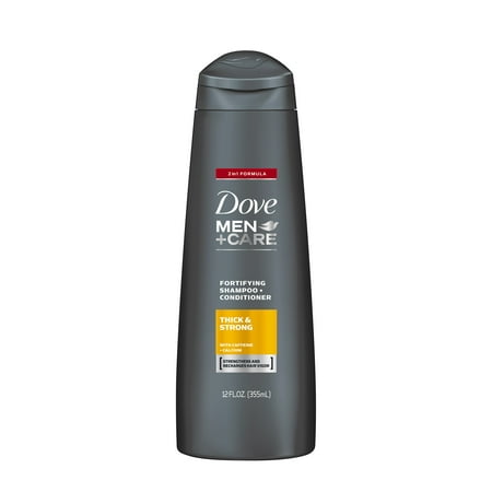 Dove Men+Care 2 in 1 Shampoo and Conditioner Thick and Strong 12