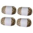 thumbnail image 1 of 4 piezas de hilo metálico para camiseta, para tejer a ganchillo, para bolso, para manualidades Rosa dorado, 1 of 9