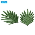 thumbnail image 3 of Uxcell 9" Green Palm Leaves, 24 Pack Artificial Palm Leaves Faux Palm Fronds Fake Palm Leaf Tree Leaves, Style 24, 3 of 6