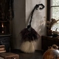 thumbnail image 3 of Witch Broom Decor 39 Inch Witches Broom Halloween Decoration Gothic Halloween Decor Spooky Halloween Decor for Home Indoor Outdoor Party Accessory, 1 Pack, 3 of 4