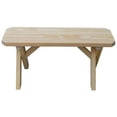 thumbnail image 3 of Yellow Pine Picnic Crossleg Bench Size 5ft, 6ft, 8ft, 3 of 20