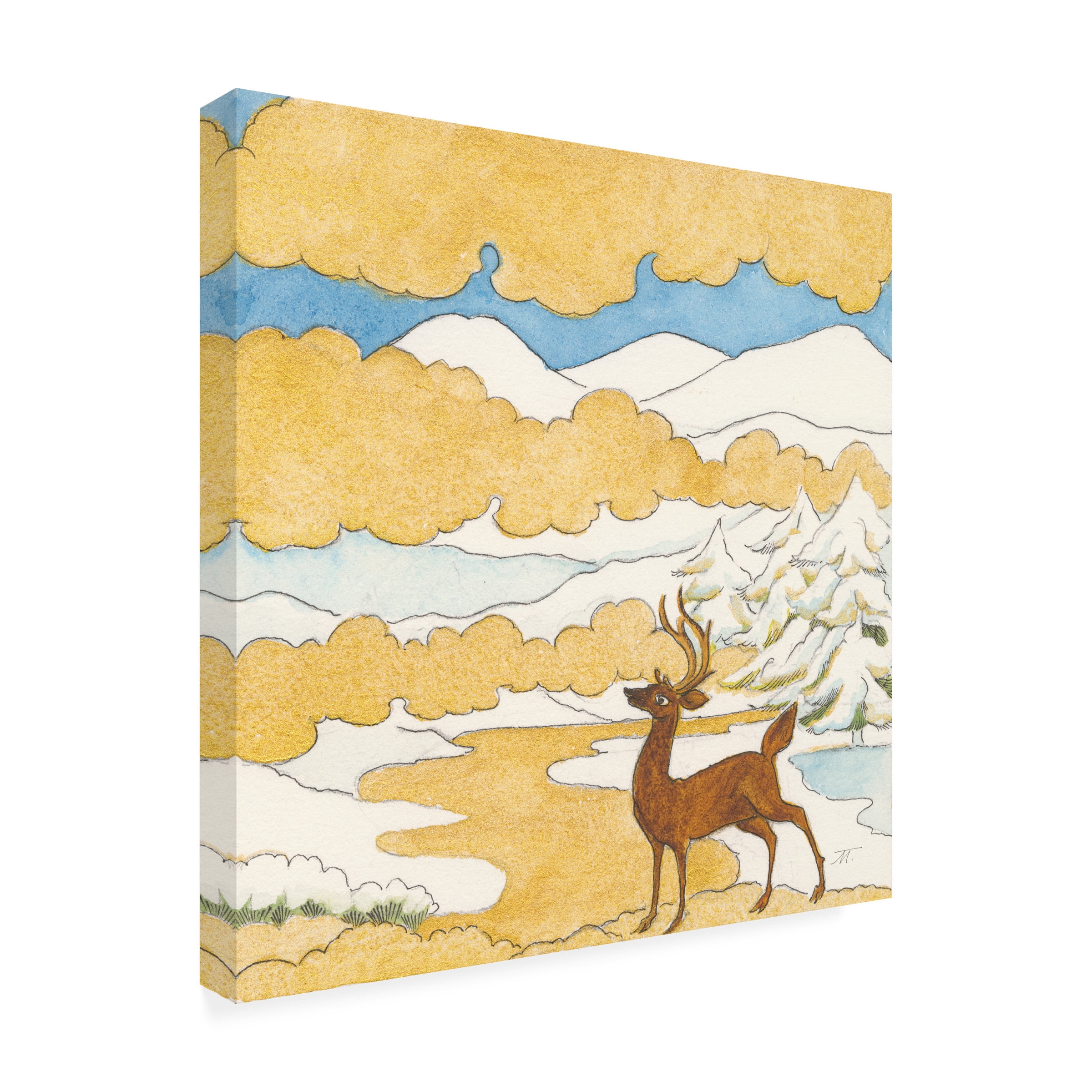 Miranda Thomas 'Riverside V' Canvas Art