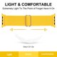 thumbnail image 4 of Oxwallen Xl Correa Elástica Solo Loop Compatible Con Apple Watch Series 11/10/9/8/7/6/5/4 Se 3/2/1 42 ​​Mm 41 Mm 40 Mm 38 Mm Correa Deportiva Trenzada De Nailon Elástico Ajustable Para Iwatch Mujeres, 4 of 5