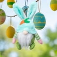 thumbnail image 2 of asddcavvf Lapin de Pâques Adorable Poupée de Bureau pour Décoration de Scène Festive, 2 of 4