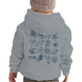 thumbnail image 3 of Goindgs Hoodie Kids Girls' Sweaters Sweatshirt Soft Pullover Ocean Themed Duplex Printed with Hood for School Outdoor Shirt Preppy Tween Girl Cute Grey-13-14 T, 3 of 7