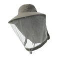 thumbnail image 3 of Abejas que mantienen velos sombrero nailon protector transpirable protección facial apicultor Verde, 3 of 8