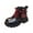Z2-Black, variant on Quealent Toddler Boots Girls Boys Side Zipper Lace Up Dress Combat Boots for Toddler/Little Kid/Big Kid White for Size 2.5