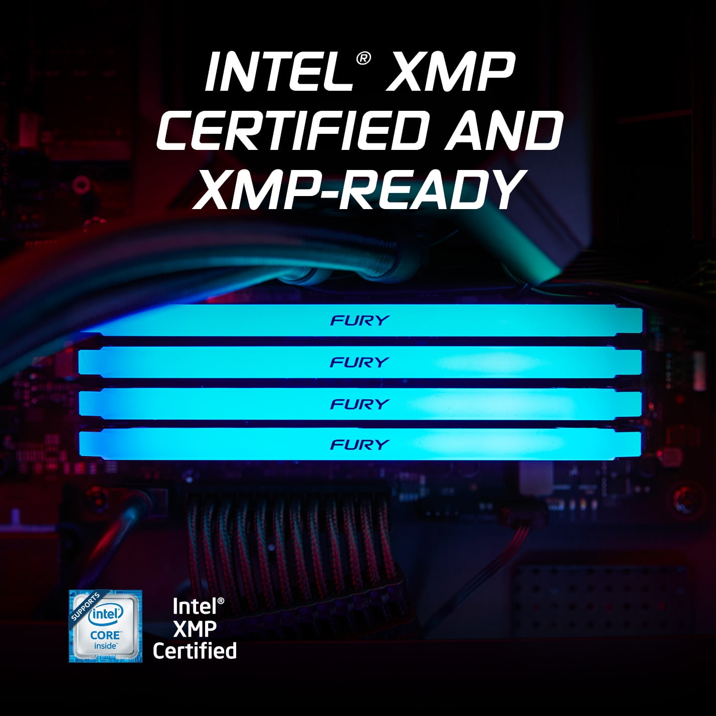 Kingston FURY Beast RGB 32GB (2x16GB) 3200MT/s CL16 DDR4