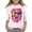 White #06, variant on 9 Kid Girl Boy Tops Shirts Cute Cat Print Top for Girls - 3/4 Sleeve T Shirts, Kittens Love Crewneck Blouse
