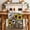 Yellow Beige Ivory, variant on Farmhouse Sunflowers Table Runner - 72 Inch Long Western Star Vintage Sparrows Cotton and Linen Blended Dress Scarves Farmhouse Table Runner for Kitchen Dining, Coffee Table, 13" x 72"