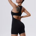 thumbnail image 1 of Body de Yoga con cremallera para mujer, ropa deportiva, conjunto de Yoga, ropa de gimnasio, chándal de entrenamiento de realce, mono deportivo de baile, 1 of 5