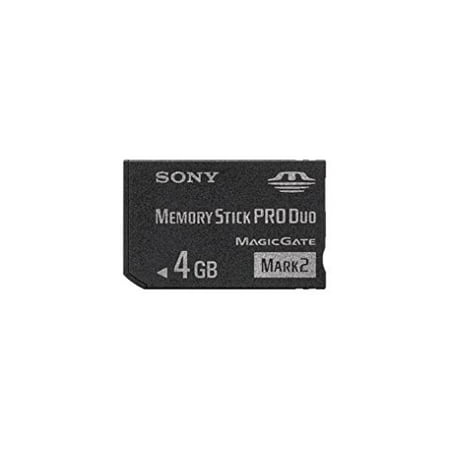 SONY Memory Stick PRO DUO (Mark 2) Memory Card 4 GB 4GB 4 Gig for Digital Camera SONY Cybershot Cyber-Shot / Alpha (Best Memory Stick Brand)