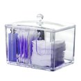 thumbnail image 3 of Youkk Acrylic Cotton Swab Makeup Box Portable Container Make Up Cotton Pad Holder Cosmetics Organizer, 3 of 7