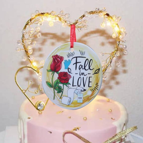 Iumwxz Rollbacks on Essentials Decorative Pendants In Personalized Shapes for Valentine'S Day Decorations Valentine'S Day Gifts for Her and Him