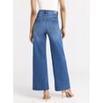 thumbnail image 3 of Sofia by Sofia Vergara Women's and Women's Plus Margot Wide Crop Super High Rise Jeans, Sizes 0-28W, 3 of 5
