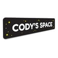 thumbnail image 3 of Kids Space Novelty Decor, Metal Wall Sign - 4x18 Inches, 3 of 4