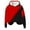 Red-Fashion Sweatshirts, variant on Xcmzpl Women's Hoodies Basic Color Block Hooded Sweatshirt Fashion Pullover Tops Tunic Long Sleeve T-shirts Fall Clothes
