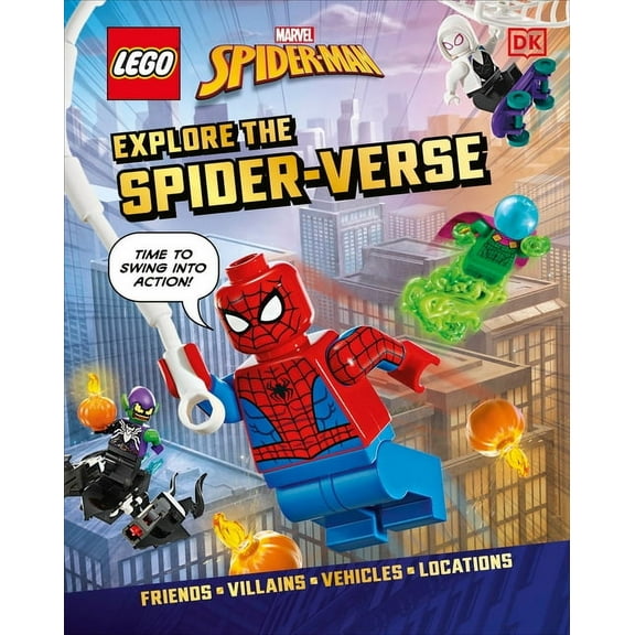 Lego Marvel Spider-Man Explore the Spider-Verse (Library Edition): Without Minifigure, (Hardcover)