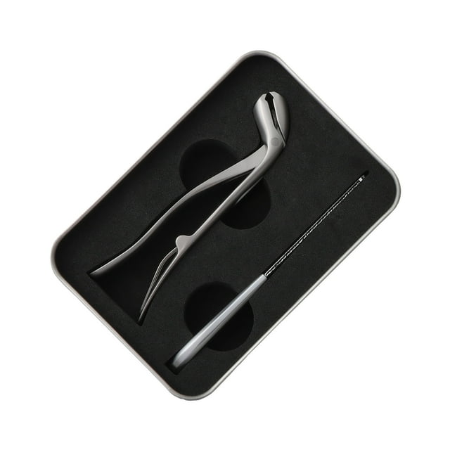 Youkk Professional Thick And Hard Nail Clippers Sturdy And Safe For Angled Head Safe And Durable Silver Grey Set