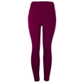 thumbnail image 3 of Leggings Sin Costuras Gimnasio Ropa Deportiva Pantalones De Entrenamiento De Yoga Medias De Fitness Rojo XL SM SunniMix Pantalones de entrenamiento para mujer, 3 of 8