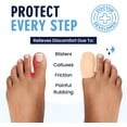 thumbnail image 2 of Dr. Frederick’s Original Soft Gel Toe Caps - 12 ct - Doctor-Developed Toe Protectors for Ingrown Toenails, Blisters, Corns & Calluses - Toe Sleeves for Pain Relief & In-Shoe Comfort - Beige, Large, 2 of 7