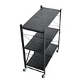 thumbnail image 4 of Metal 3-Tier Foldable Utility Rack, Black, 4 of 5