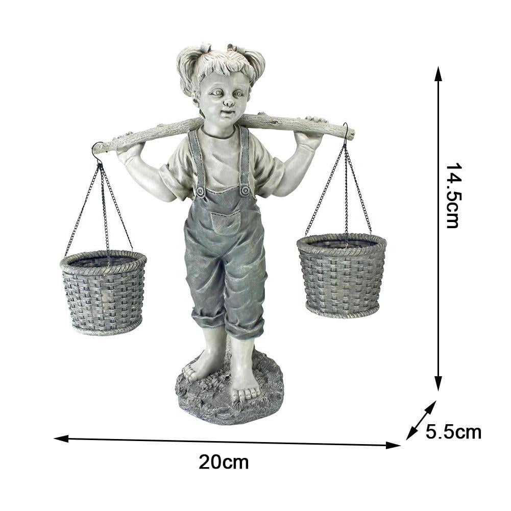 Garden Statue Flowers For Felicity Little Girl Garden Statue Design Toscano Flowers For Felicity Garden Sculpture In Stone Yard Decor Yard Art Garden Figurines Outdoors Walmart Com Walmart Com
