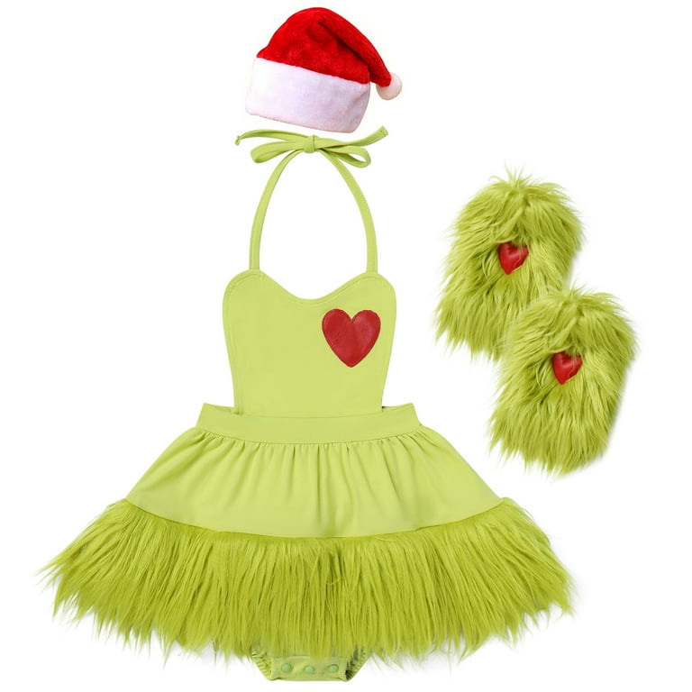 IBTOM CASTLE Newborn Infant Baby Girls Elk Christmas Grinch