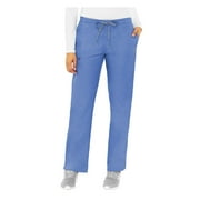 MED COUTURE Women Signature Drawstring Pant, Color: Ceil/Navy, Size: M (8705-CLNY-M)