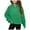 A01-Green, variant on Taybagh Sweatshirts for Teen Girls Cute Half Zip Girls Clothes Fleece Crop Pullover Fall Clothes for Teen Girls