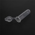 thumbnail image 1 of 500Pcs 2Ml Micro-Centrifuge Tube Test Tube Vial Clear Plastic Vials Container Snap Cap for Laborator, 1 of 5
