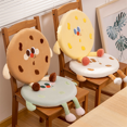 thumbnail image 3 of Biscuit Pillow Round Biscuit Plush Toy Realistic Food Snack Seat Cushion Plush Toy Prop Gift White, 3 of 6