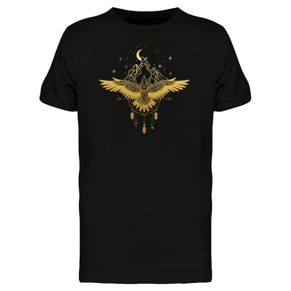 Eagle Boho Geometric Graphic Tee Men's -Image by Shutterstock