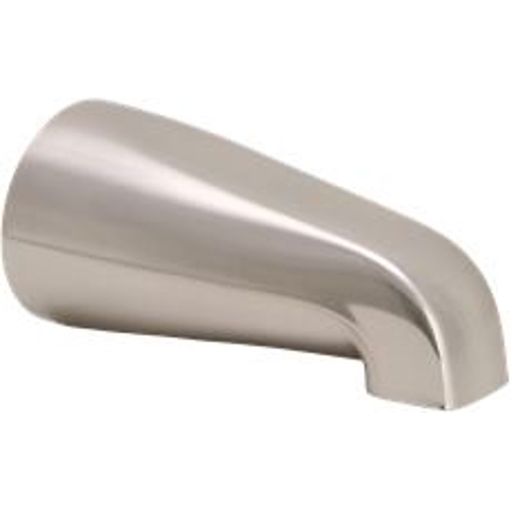 PROPLUS BATHTUB SPOUT WITHOUT DIVERTER, BRUSHED NICKEL, 1/2INCH FIP