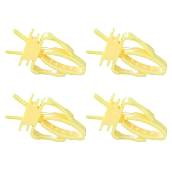 Plastic Bird Feeder Clips For Cage Fruits Vegetables Snacking And Play Holders Diet Clip 4PCS