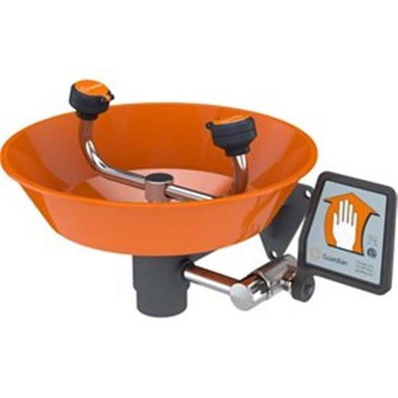 Eye & Face Wash Eye Wash Fountain, Silver & Orange