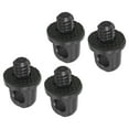 thumbnail image 1 of Unique Bargains 1/4' Camera Neck Strap Screw Holder Quick Install Camera Screws with Rubber Washer, Black 4 Pack, 1 of 5