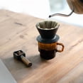 thumbnail image 7 of Ceramic Pour Over Coffee Maker - Minimalist Drip Brewer for 1-2 Cups, Japanese Stone Filter, SGS Certified - Black, 7 of 7