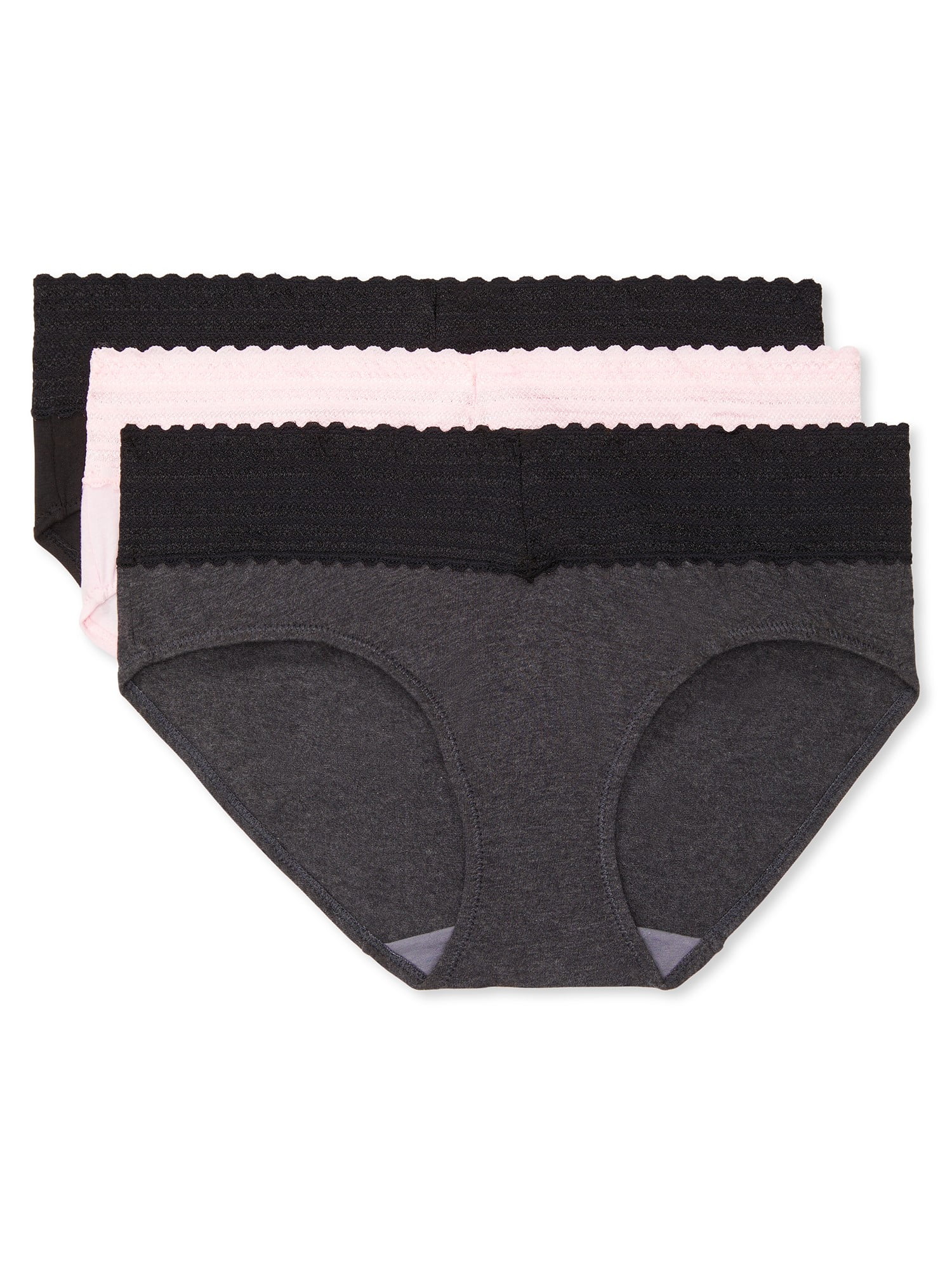 Warners Blissful Benefits Microfiber Lace Hipster 3pk RU1793W