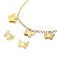thumbnail image 5 of 100x Jewelry Making Pendants Multi-color Butterfly Charms For Necklace Bracelets, 5 of 5