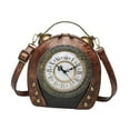 thumbnail image 2 of Bolso de hombro para mujer de regalo de regalo de cremallera para compras Citas de viaje de verano Marrón, 2 of 8
