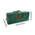 thumbnail image 3 of Christmas Tree Storage Bag, Large Capacity Holiday Storage Tote with Handles, Waterproof Dustproof PE Organizer for Artificial Trees, Decorations, and Moving, 3 of 5