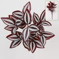 thumbnail image 7 of Yesbay Clear Texture Artificial Leaf Fadeless Plastic Floral Arrangement Simulation Plant Home Decor,3#, 7 of 7