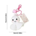 thumbnail image 4 of Handmade Crochet Wool Keychain - Cute Animal Pendant with Beaded Decor, Gift Box Included, Bag Charm Car Ornament Home Decor, 4 of 5