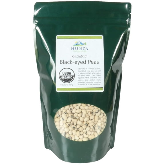Hunza Organic Black-eyed Peas / Cowpeas (2 lbs)