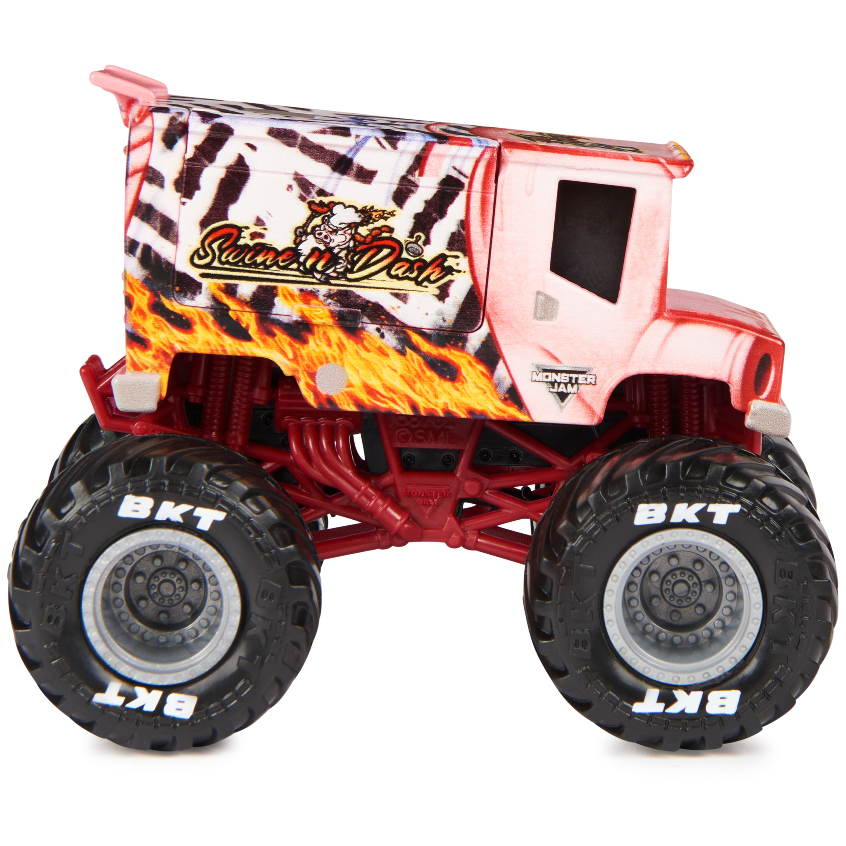 Monster Jam Swine n Dash - 1:64 Scale Monster Trucks, Girl and Boy Toys
