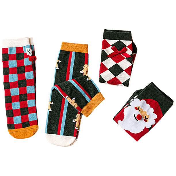 Regalos de calcetines navideños, calcetines tobilleros de invierno. MFZFUKR CPB-CJZ252-3